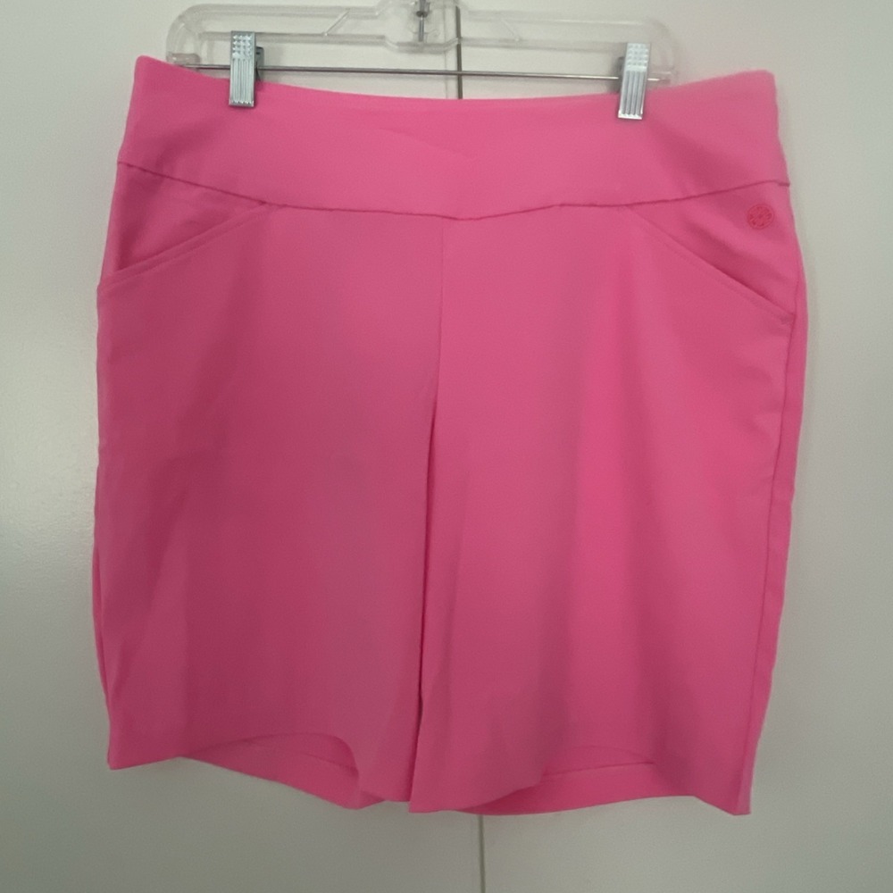 Lilly Pulitzer Luxletic Hot Pink Reid UPF50 Shorts preppy Beach Golf 14